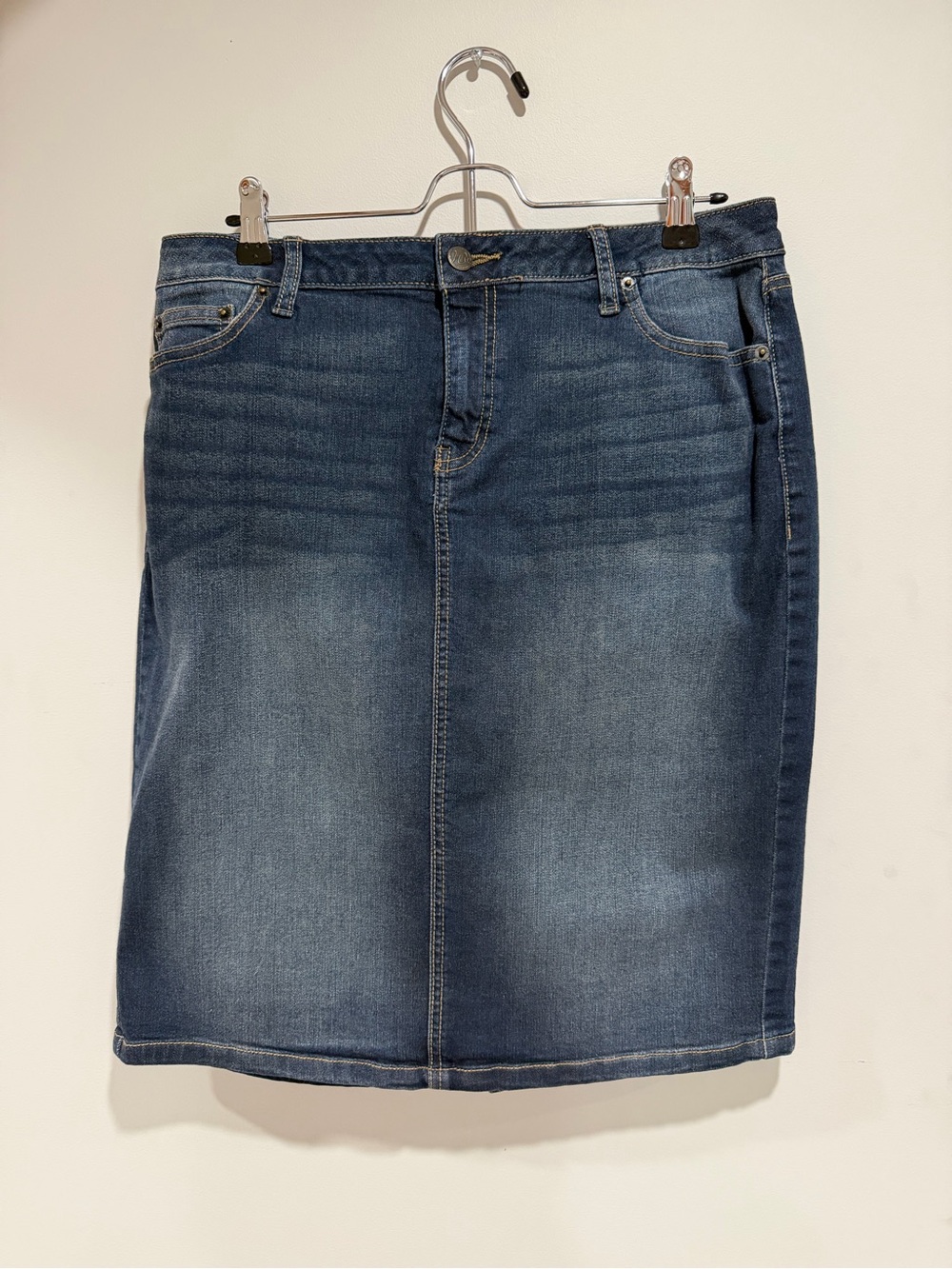 Westport Medium Blue Denim Pencil Skirt